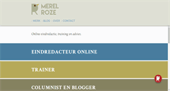 Desktop Screenshot of merelroze.com