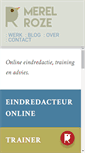 Mobile Screenshot of merelroze.com