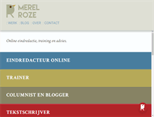 Tablet Screenshot of merelroze.com